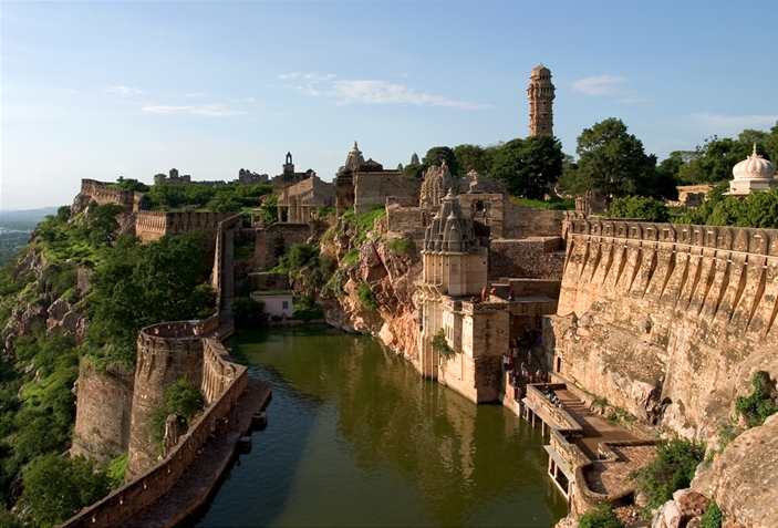 Chittorgarh Fort in Rajasthan India