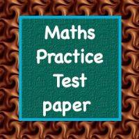 Maths Practice Test paper - 6